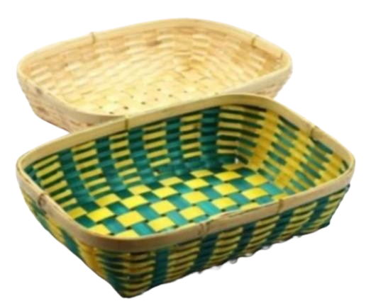Bamboo Tray Shaped Baskets