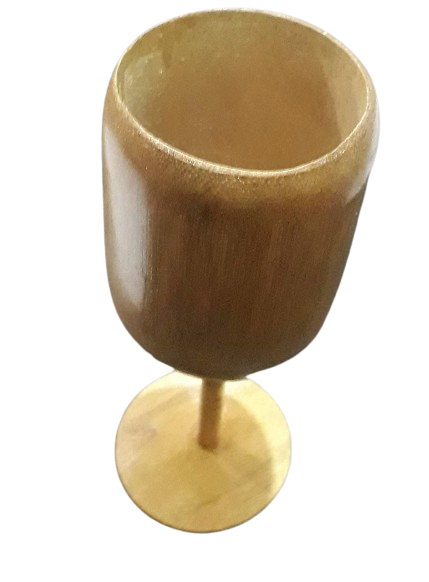 Bamboo Wine Glass