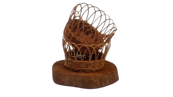 Designer Willow Wicker Basket