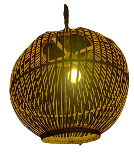 Spherical Bamboo Lampshade