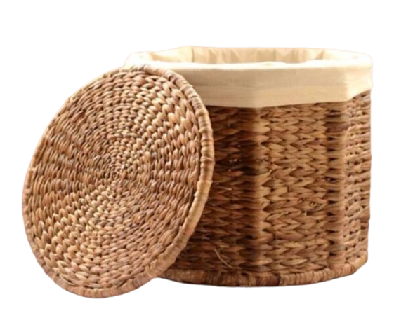 Water Hyacinth Laundry Basket