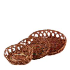 Willow Oval Crown Basket