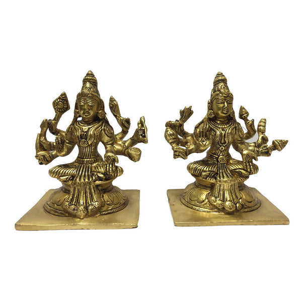 Ashtalakshmi Brass Statue 5 Inch Height Each | Home & Garden
