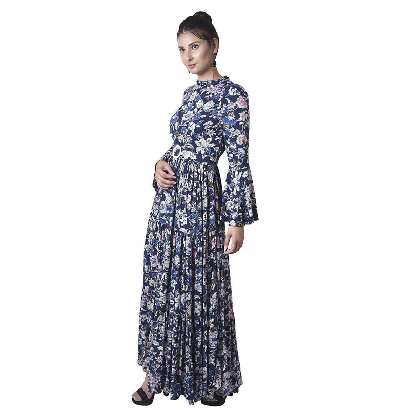 NAVY BLUE MAXI DRESS | Dresses