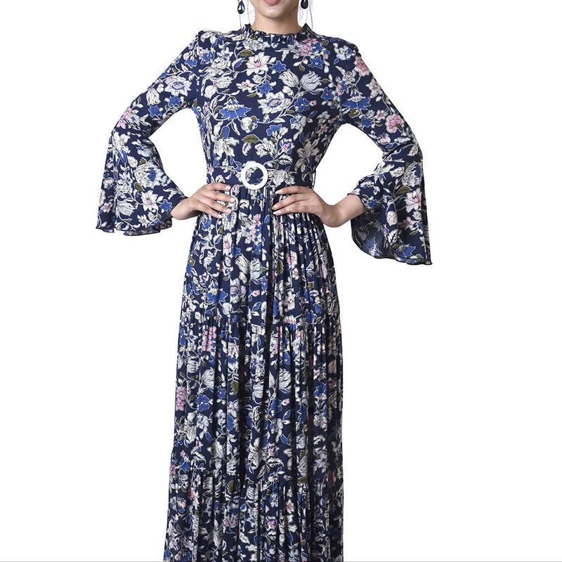NAVY BLUE MAXI DRESS | Dresses