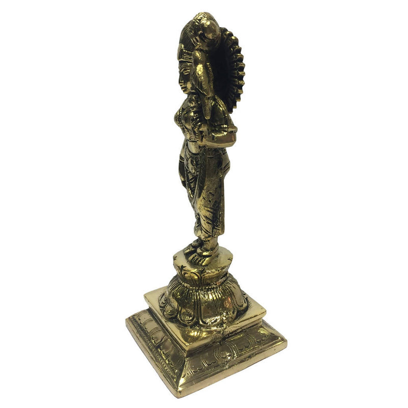 ANDAL BRASS STATUE 7 INCH HEIGHT | Home & Garden