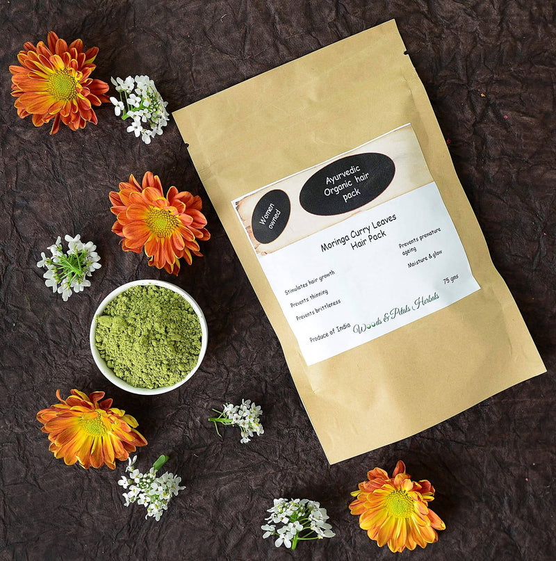 MORINGA AND CURRY LEAVES HAIR MASK -REDUCES HAIR FALL | 227 gms |.50 lb | Beauty